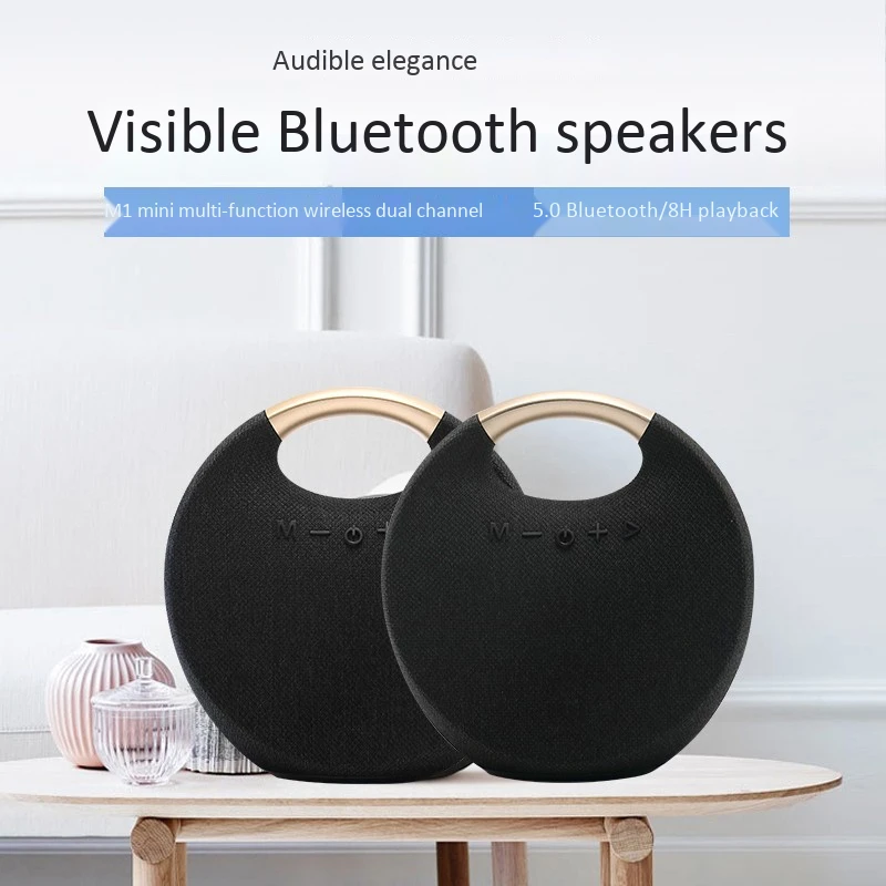 M1 Мини Портативный беспроводной Bluetooth динамик мини громкий TF USB FM AUX 3D стерео