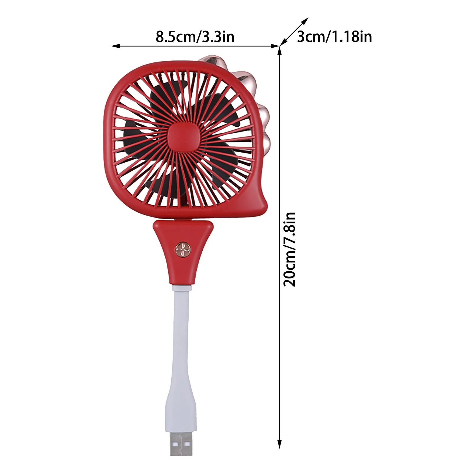 Гибкий портативный карманный мини вентилятор с Usb портом удобный для переноски