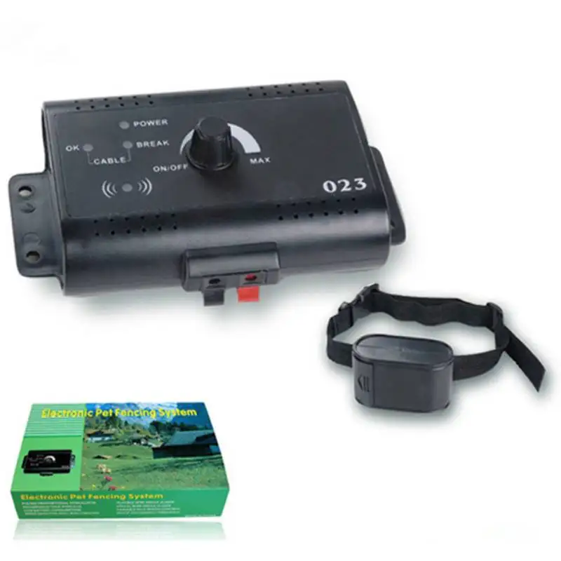

Electric Dog Fence Dog Training Collar Wireless Pet Containment System Outdoor Underground Waterproof Sound Shocked Collar
