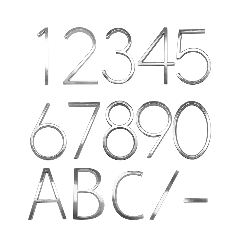 

5 in Floating House Number #0-9 and Door Plate House Number Plaque Huisnummer Wooden Board Name Address Sign for House Numbers