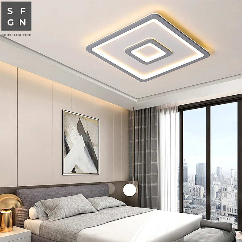 Светодиодный потолочный светильник ультра тонкий 5 см домашний современный для