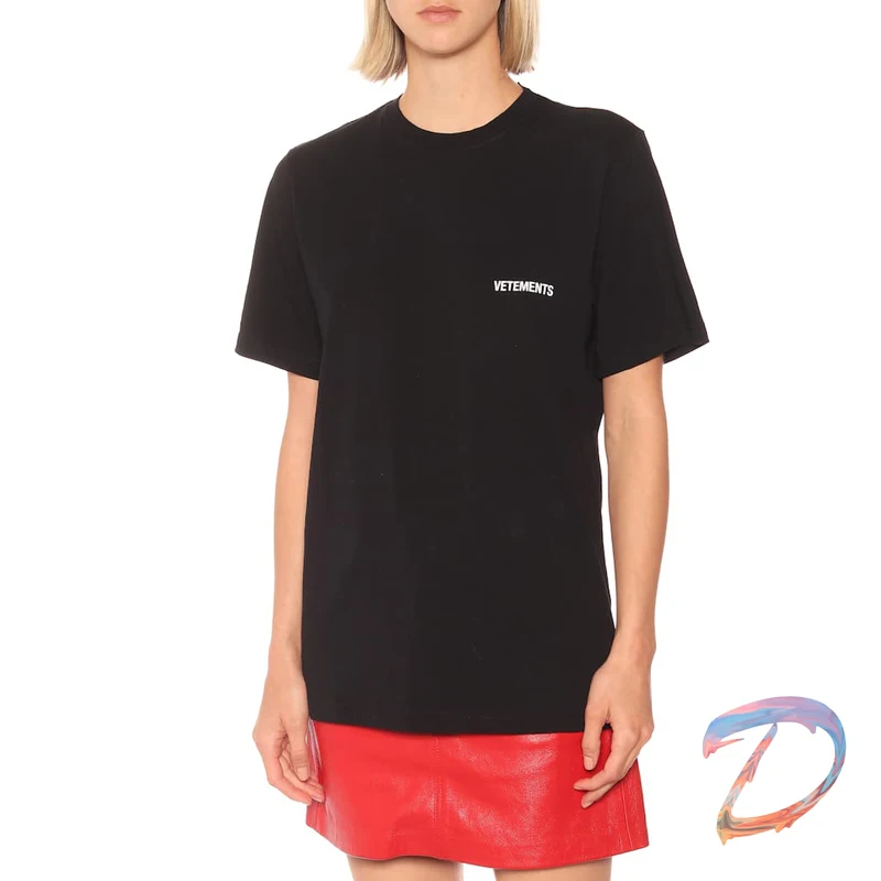 

Men Women VETEMENTS T Shirt Top Version High Quality Cotton Loose Short-sleeved Oversized VTM Solid Color Casual T-shirt