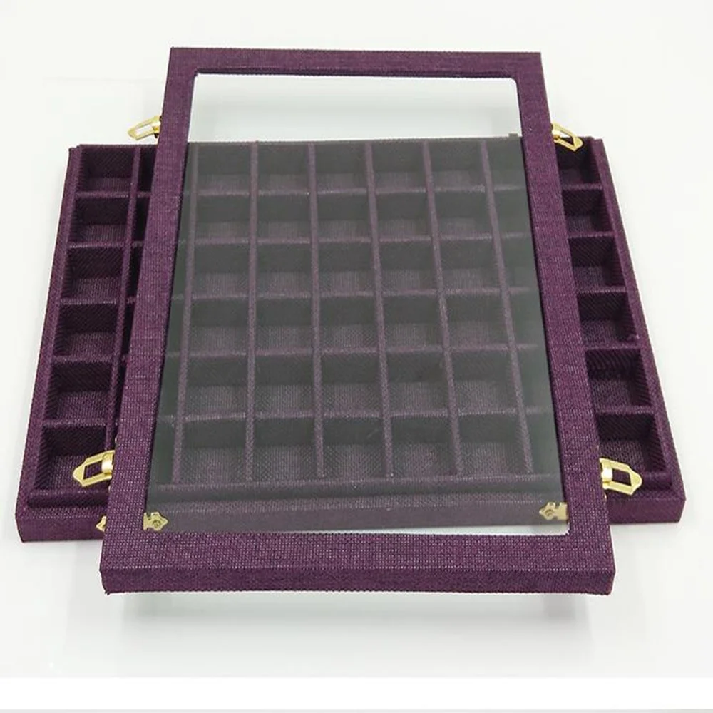 Чехол для колец органайзер элегантный лоток хранения ювелирных изделий дисплей