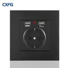 Розетка сетевая CXFG с двумя USB-портами, 16 А, 110-250 в перем. Тока