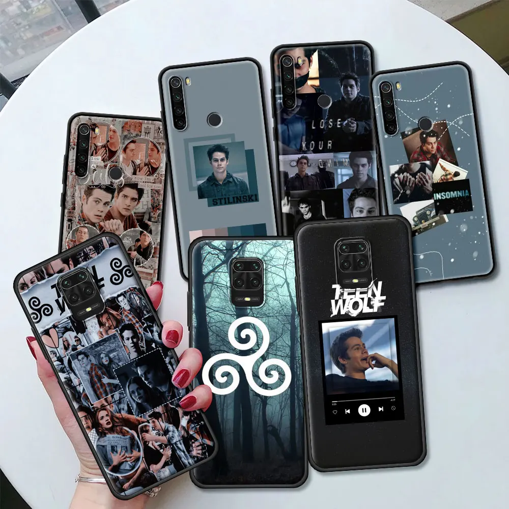

Teen Wolf Silicone Case Funda For Xiaomi Redmi Note 10 9S 9 8 Pro 8T 8A 9A 9C 7 7A K40 Pro Black Soft Back Shell Cover Coque