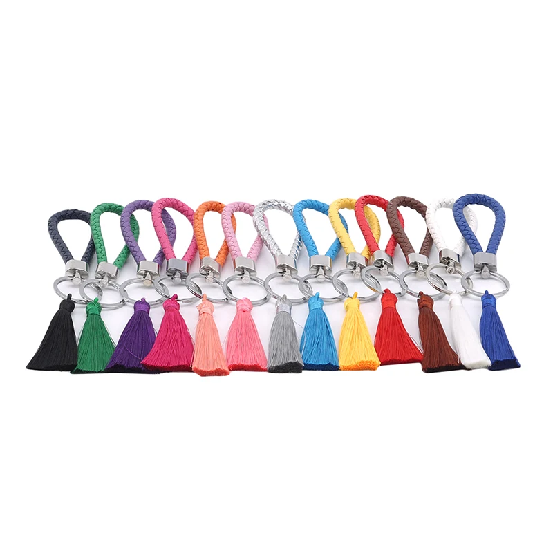 Женский брелок с кисточкой в сумке для автомобильного ключа-брелок из