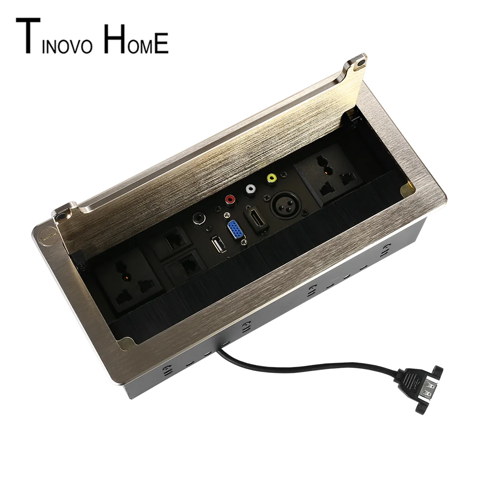 Щетка настольная розетка/алюминиевый сплав гнездо/2-bit universal Mobile power Bank тел сети