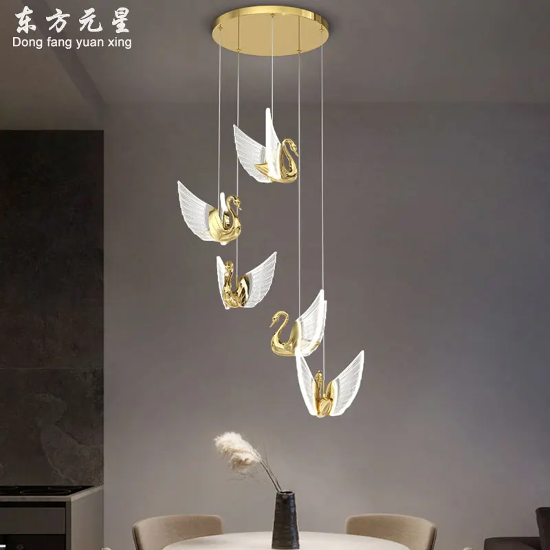 Роскошные люстры в скандинавском стиле светильник для столовой прикроватная