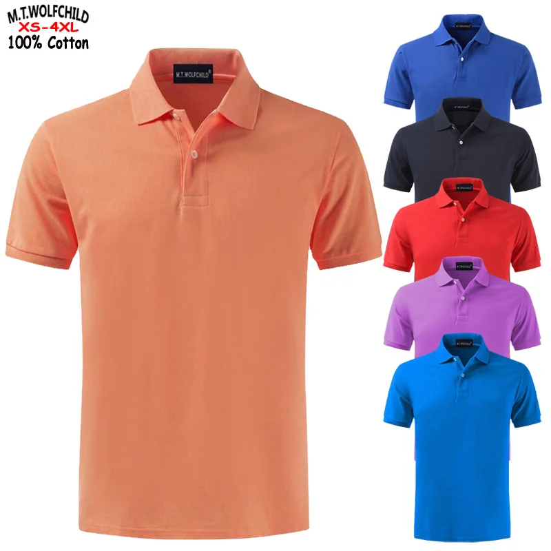 Блузка мужская летняя однотонная с коротким рукавом 100% хлопок|Поло| |