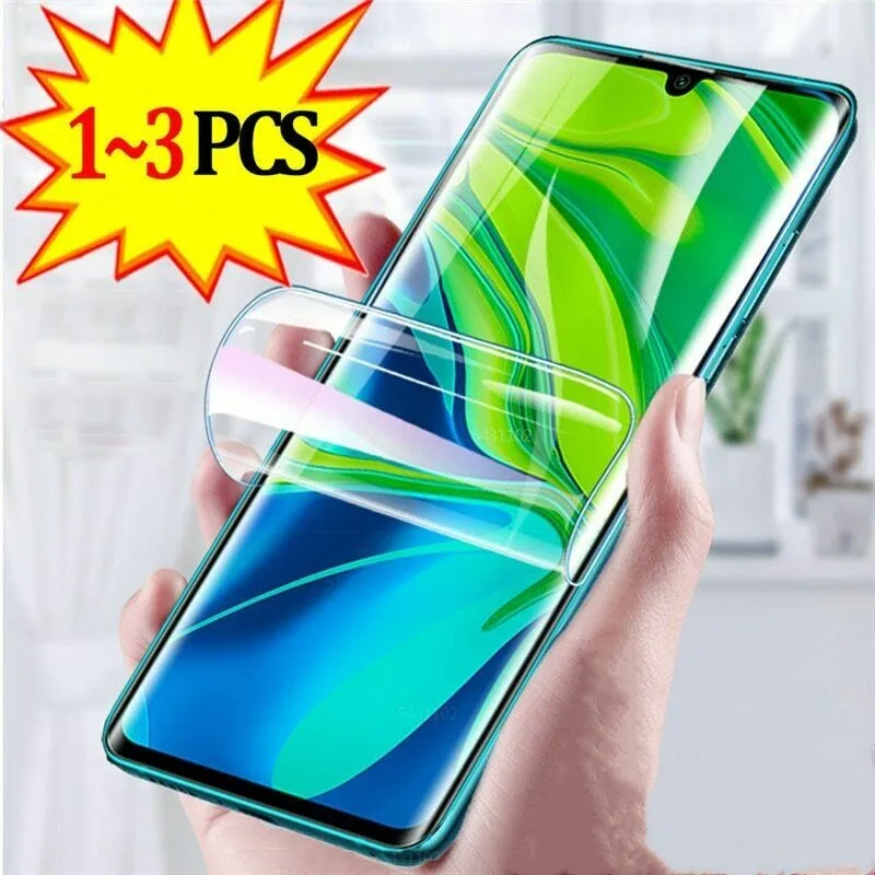 

1~3PCS Soft Hydrogel Soft Hydrogel Film For Xiaomi Redmi Note 8 7 9 Pro Max 9s 8T Screen Cover Protector 9A 8A 7A Full Protectiv