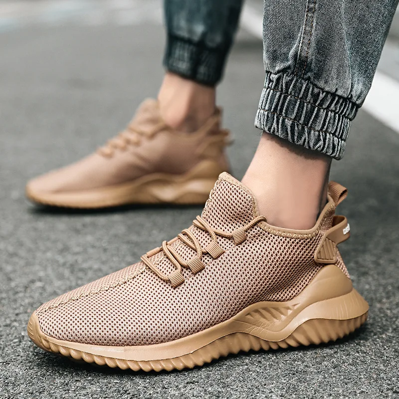 

Men Sneakers Fashion Mesh Casual Shoes Lace-up Mens Shoes Lightweight Vulcanize Shoes Walking Sneakers Zapatillas Hombre