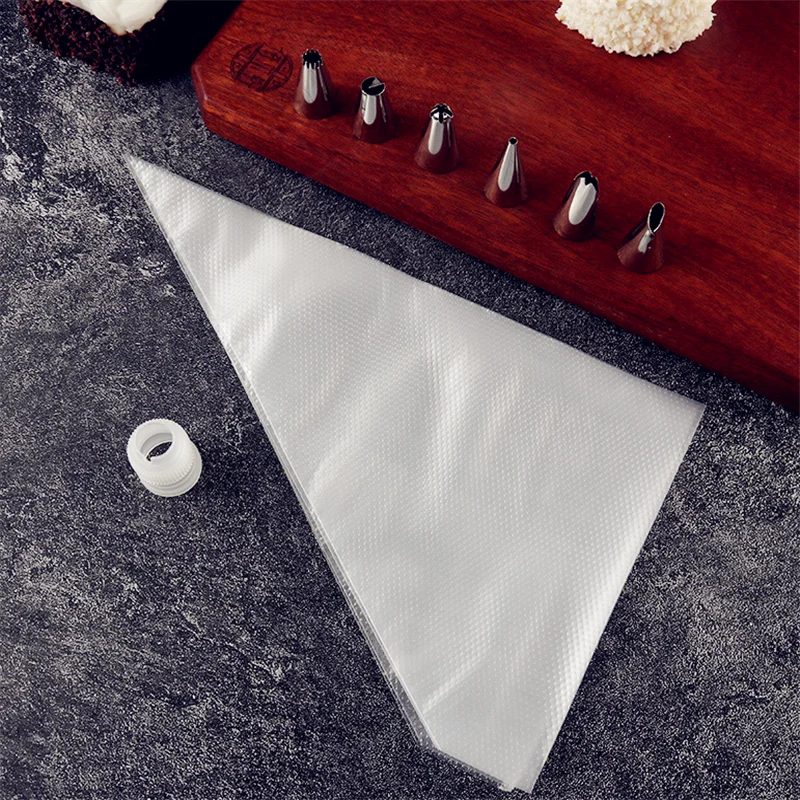 

Baking Accessories Disposable PO Decorating Bag Cookie Cooking For Cakes Squeezing Pastry Bags Kitchen Gadgets Nozzles Tools
