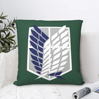 titan wings square pillowcase cushion cover funny zip home decorative pillow case home nordic 4545cm