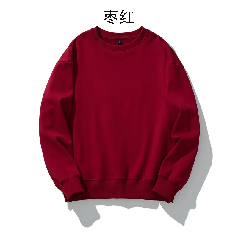 

Men Pullover Oversized 2020 Womens Autumn Hooded Sweatshirts Vintage Solid Color Tracksuits Top