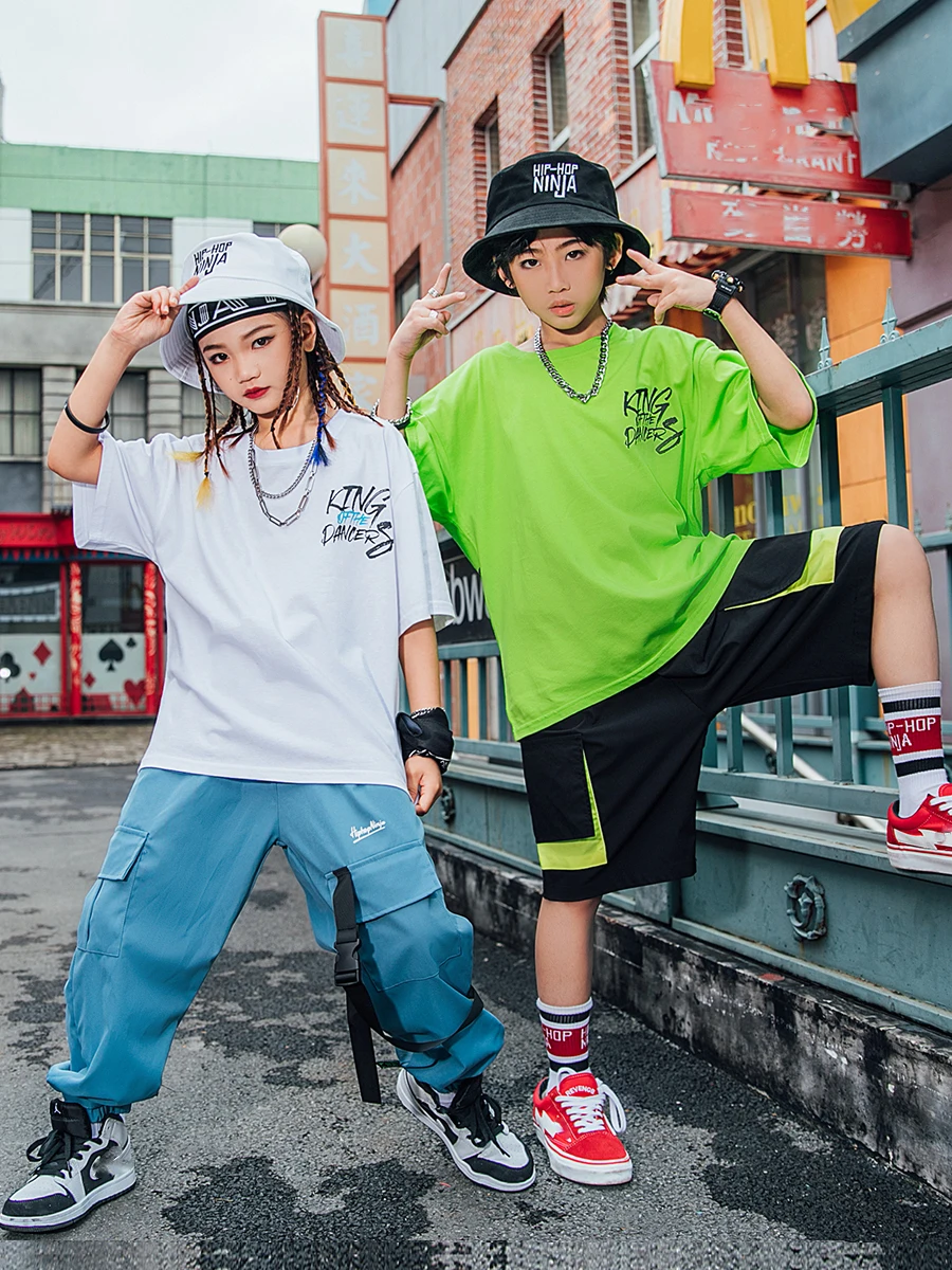 Одежда для мальчиков и девочек бальных танцев в стиле хип-хоп танцевальные