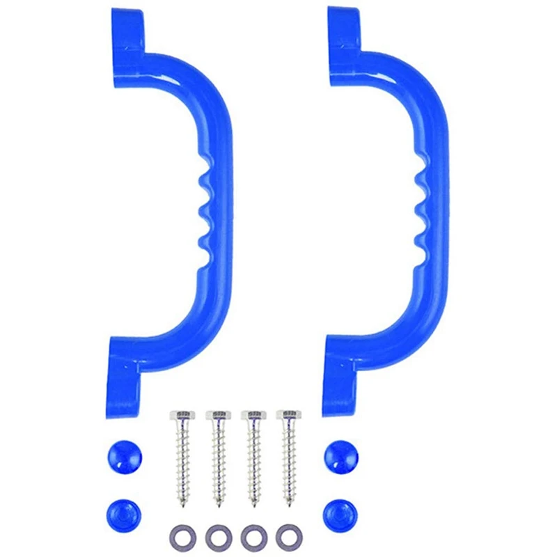2 шт. синие ручки с ручкой твердые безопасные игрушечные набор для скалолазания