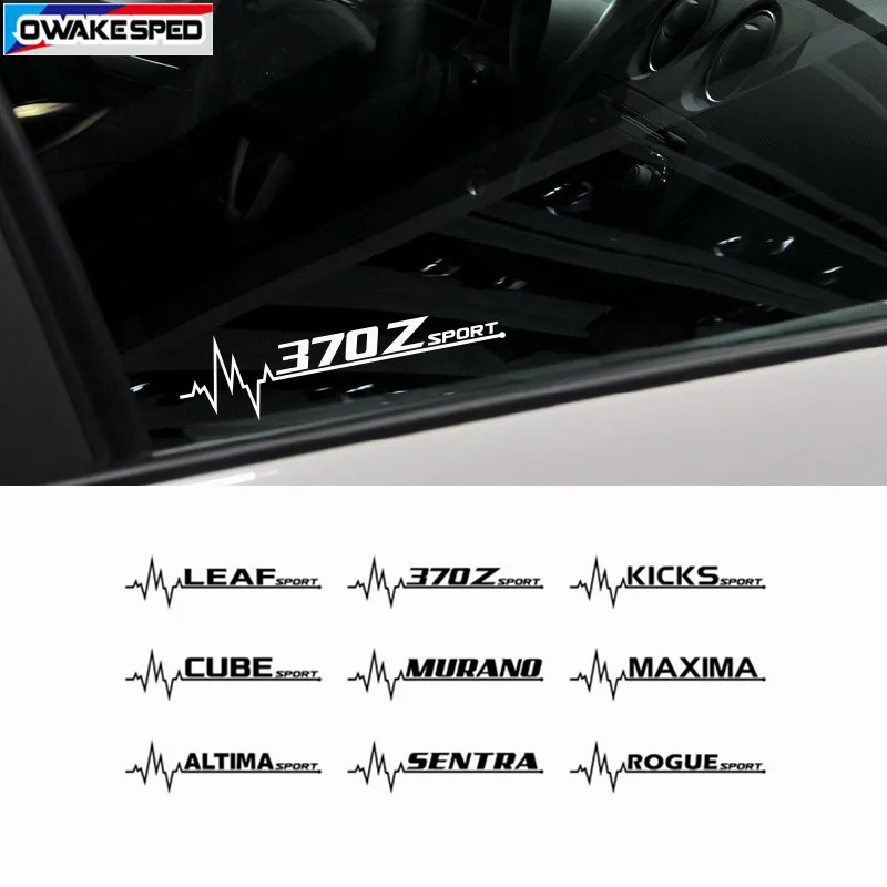 2 шт. 30 см Светоотражающая Автомобильная виниловая наклейка на Окно Стекло для