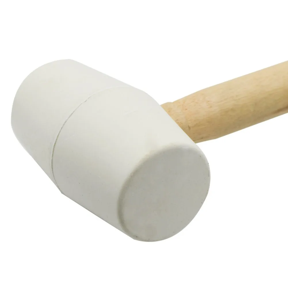 

Floor Hammer Rubber Hammer One Piece Practical Repair Tool White Rubber Hammer
