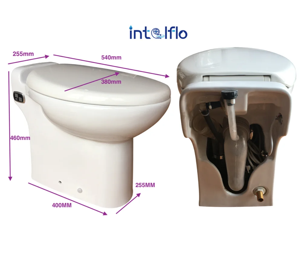 Фото Цельный туалет с мазератором встроенным в основание белый toilet pump macerator toiletpump pump Цельный туалет с мазератором встроенным в основание белый toilet pump macerator toiletpump pump