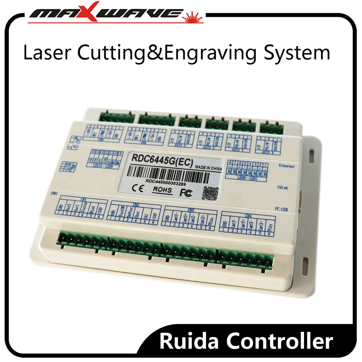 Maxwave Ruida RDV6442G CCD Visual Co2 Laser Controller System for Laser Cutter Engraver Machine images - 6