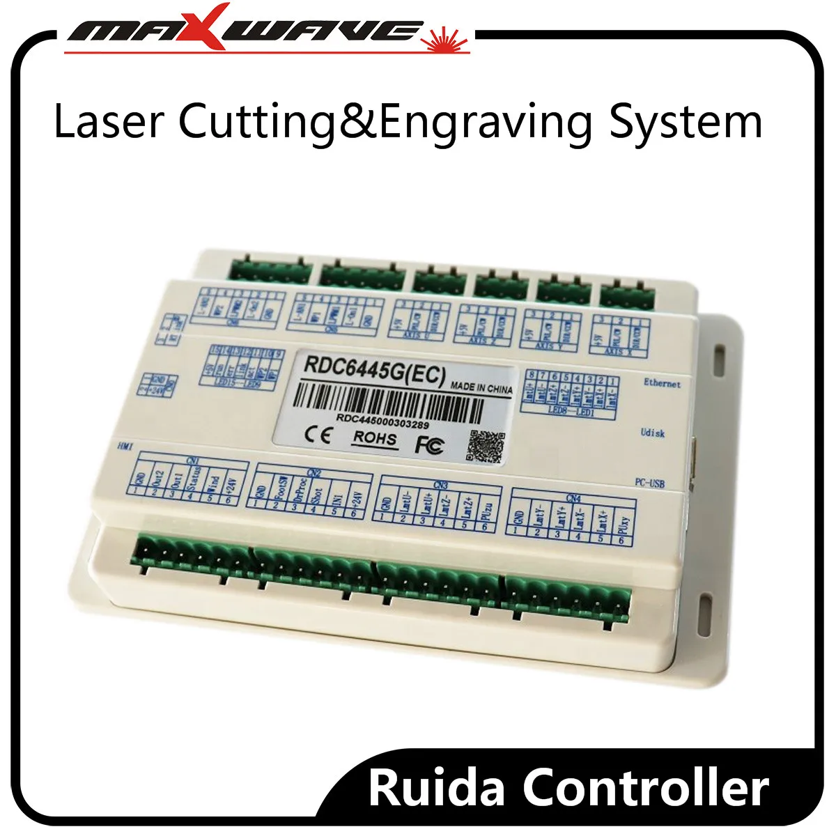 Визуальный Лазерный контроллер Co2 Maxwave Ruida RDV6442G CCD для лазерного резака