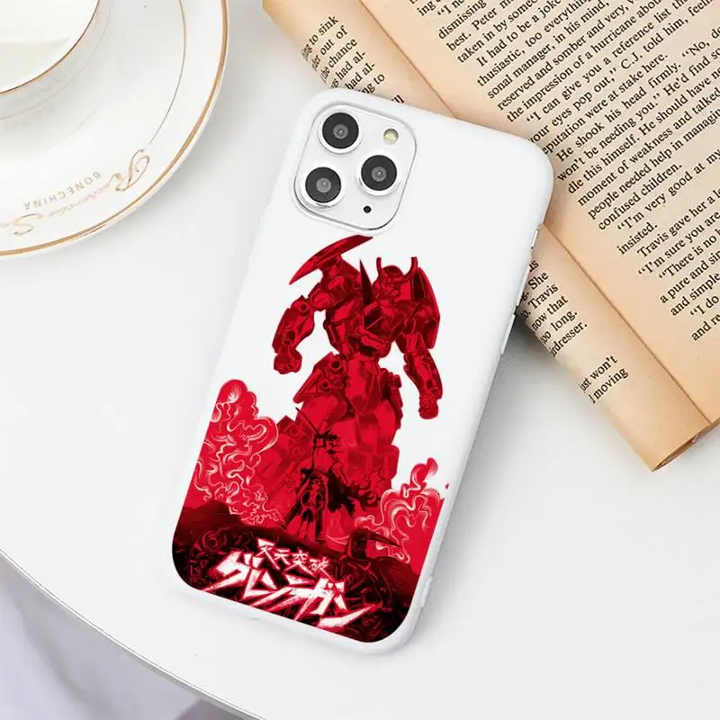 Чехол для телефона Tengen Toppa Gurren Lagann конфетных цветов iPhone 6 6S 7 8 11 12 XS X SE 2020 XR mini pro Plus MAX