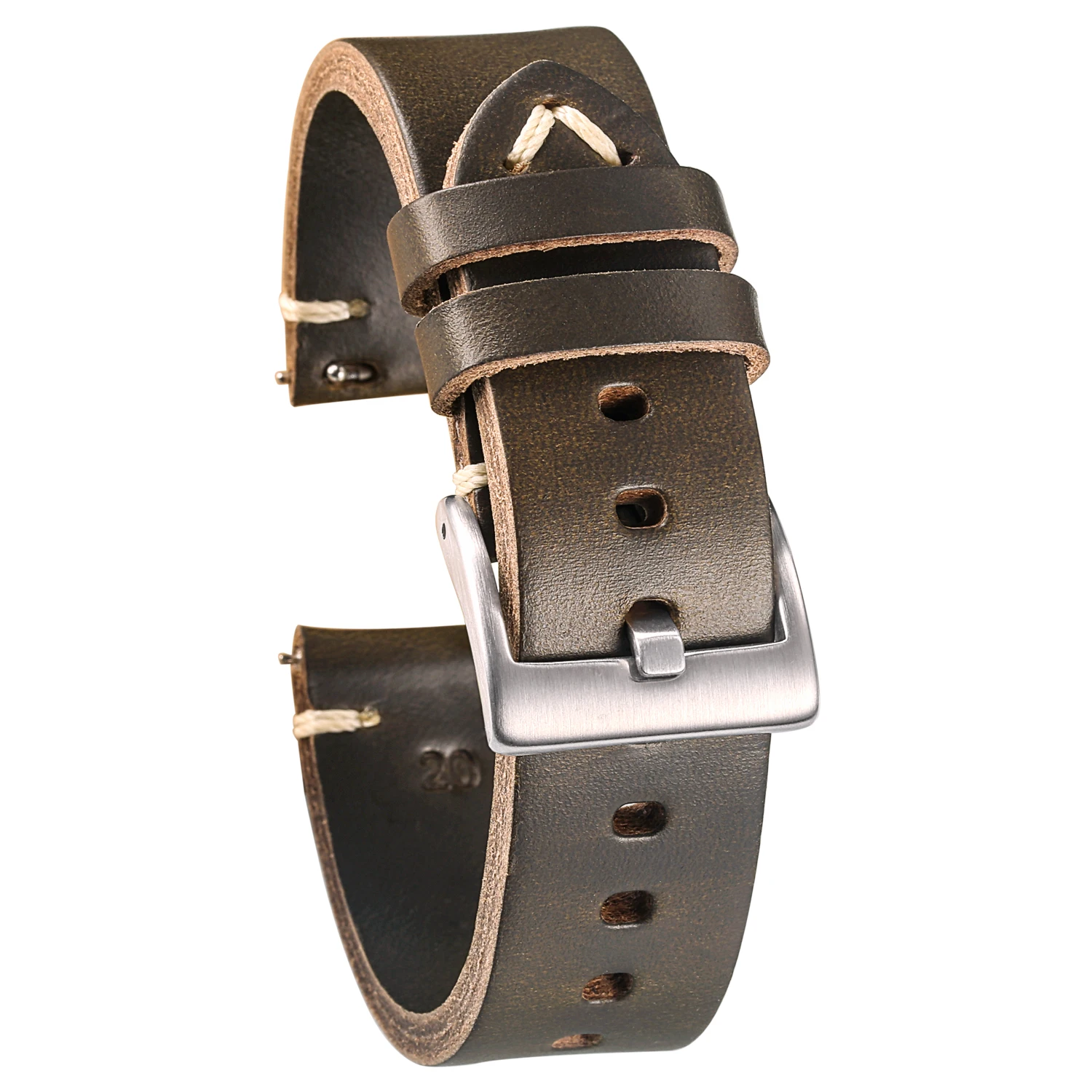 Ремешок кожаный для наручных часов 4 мм | Наручные часы