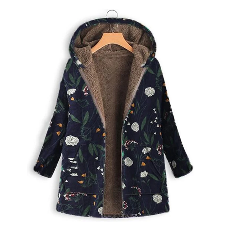 Женское пальто-парка на молнии зимнее теплое утепленное пальто с винтажным