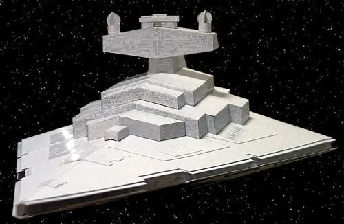

Star Destroyer Empire Paper Model DIY Handmade Destroyer Shuttle Model 3D Paper Model Children Adult Educational Toys