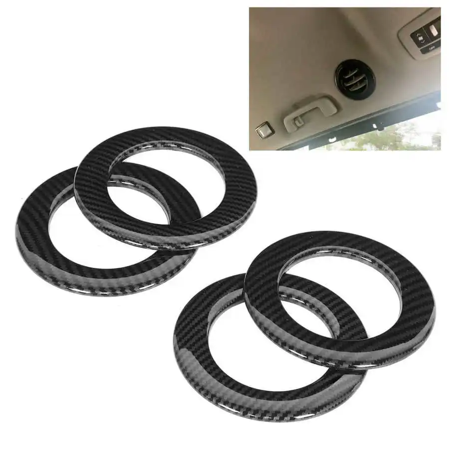 Стильная Задняя Крышка вентиляционного отверстия из углеродного волокна для Sienna