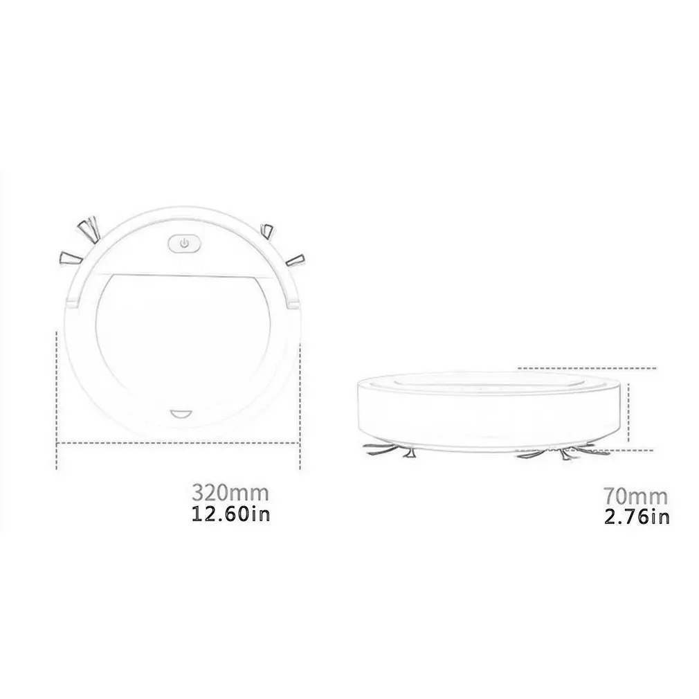 

USB charging sweeping robot automatic household intelligent cleaning machine floor vacuum cleaner less interference