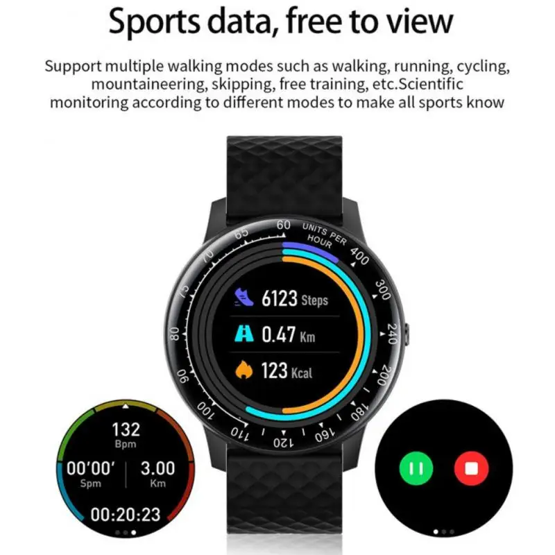 

2022 New Color Screen Smart Watch Full Touch Fitness Tracker Blood Pressure Smart Clock Smart Watch For Xiaomi Smart Bracelet