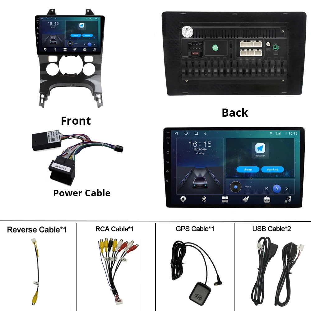 

2din Android 10.0 Car Radio For Peugeot 3008 Car GPS Navigation Multimedia Player 2009 2011 2012-2015 2DIN Car DVD Player