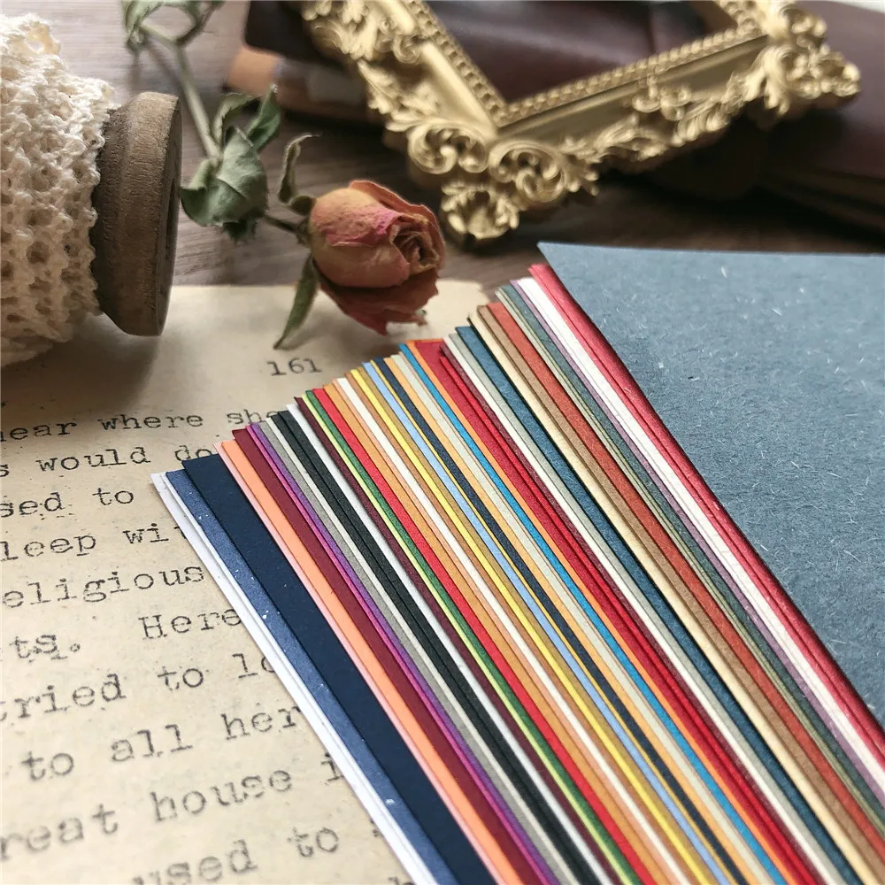 50 листов Ретро Цветочный материал бумага декоративный Журнал альбом-ежедневник