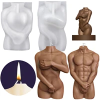 2pcs thick female bodycurvy figure 3d moulds sexy woman silicone body moldsfor making diy soapcandle chocolate plaster
