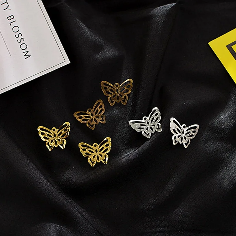 

50 шт., металлические подвески для волос, 21 х16 мм