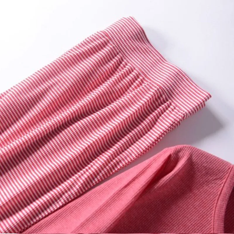 

Pajamas for women 3 pajamas set autumn Cotton Casual stretch comfortable long sleeves sleepwear