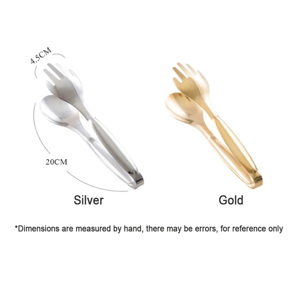 Пищевые Щипцы из нержавеющей стали золотистые и Серебристые кухонные