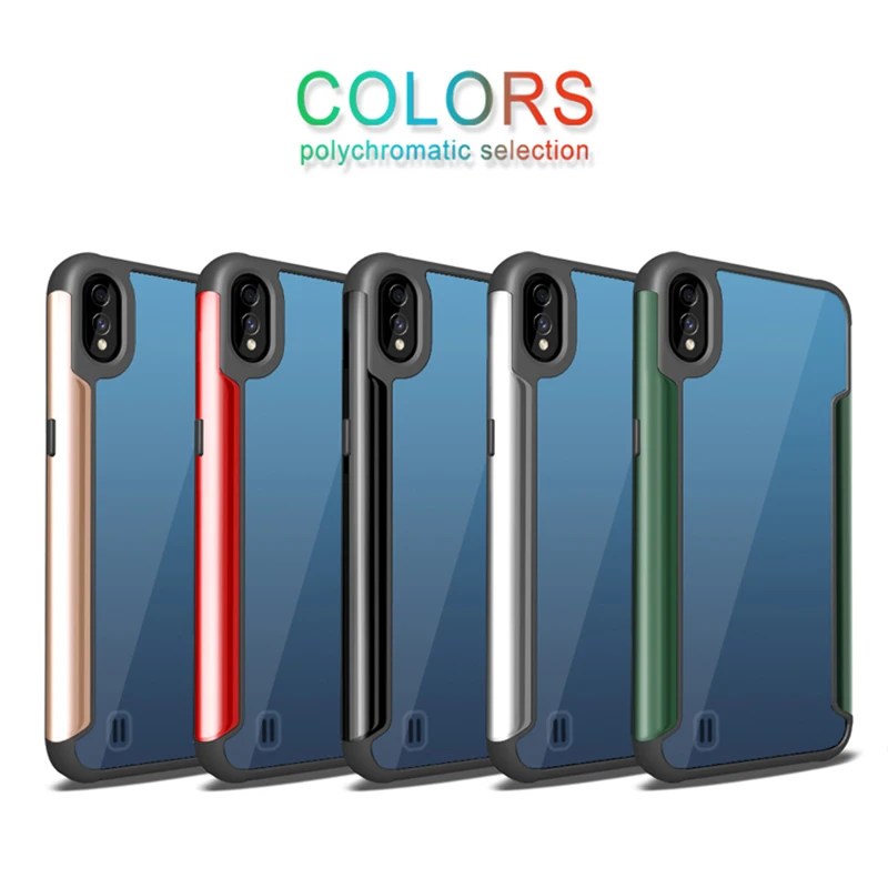 

Luxury Armor Transparent Shockproof Phone Case For Samsung Galaxy A21 A12 A20 A30 A50 A70 A71 A51 A81 A91 Cellphone Fundas Coque