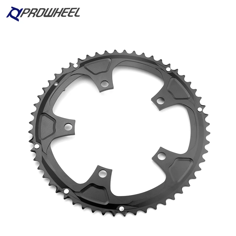 

PROWHEEL Aluminum alloy 7075 Chainwheel folding Bike Crankset Tooth for Shimano 130 BCD round Fold bike Sprockets 46T 56T