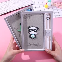 creative cute mini loose leaf hand book student portable notebook ring binder kawaii school supplies gift box set with pen