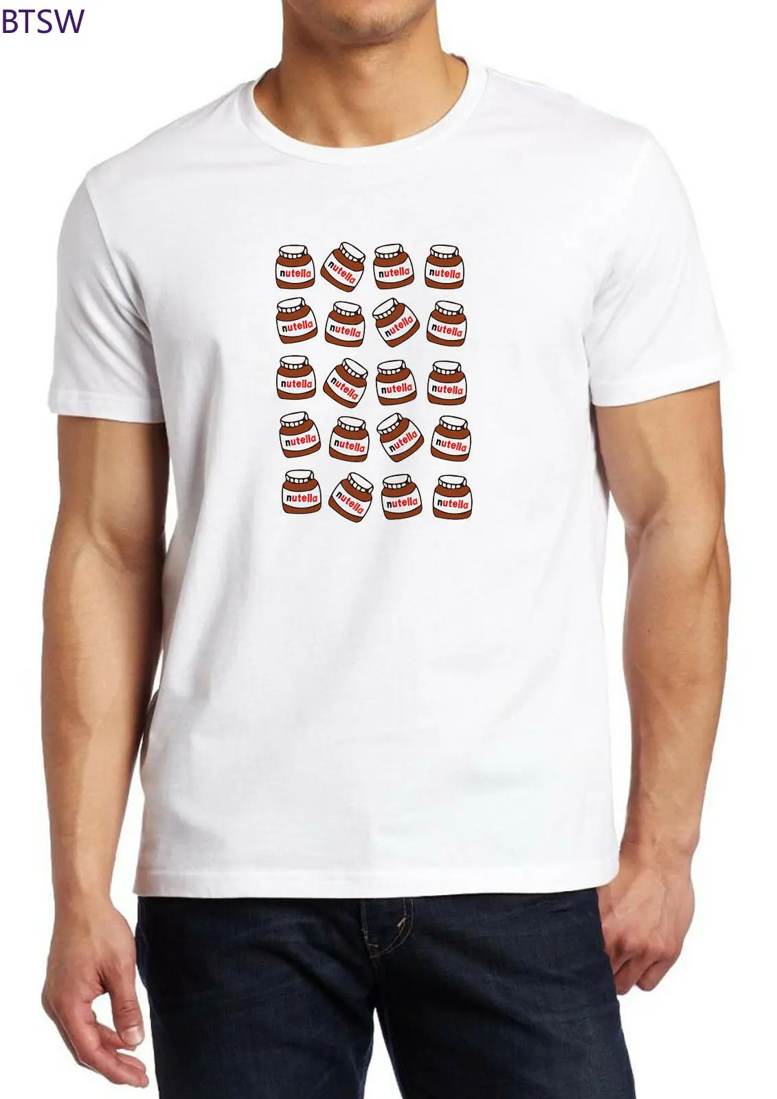 Футболка мужская в готическом стиле рубашка с изображением многих арахисовых