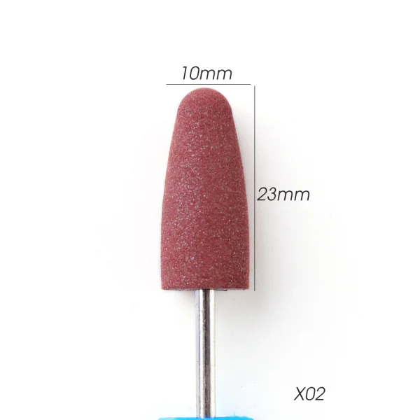 X02 Full Beauty Electric Cutter Manicure Nail Drill Silicone Rubber Ceramic Burr Mills Carbide Pedicure Nail Art Accessories CH065-1 - Цвет: X02