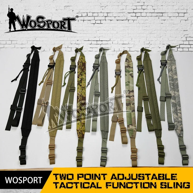 Армейский Тактический двухточечный Регулируемый ремень тактические нейлоновые
