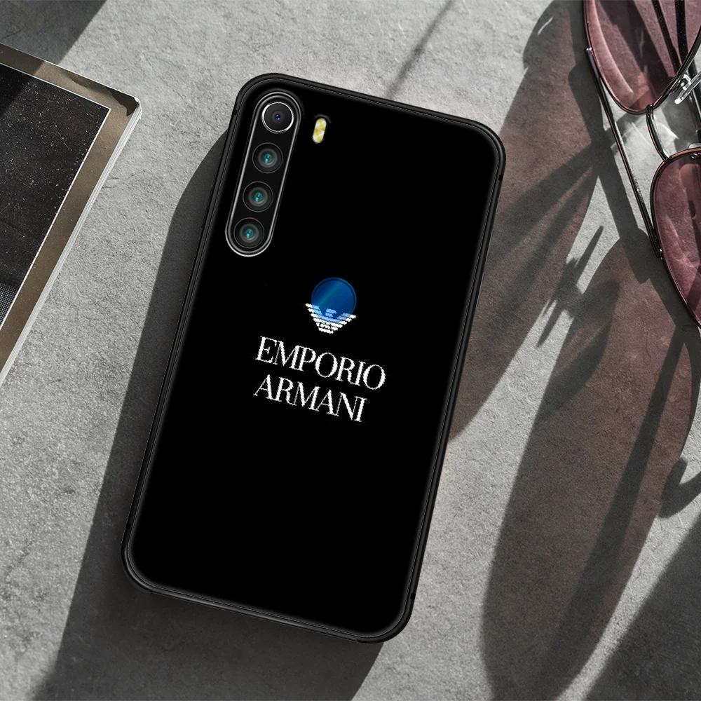 

Luxury Italian Brand Phone Case Cover Hull For XIAOMI Redmi 7 7a 8 8a 9 10X NOTE 6 7 7s 8 8t 9 9s Pro Max black Prime Pretty