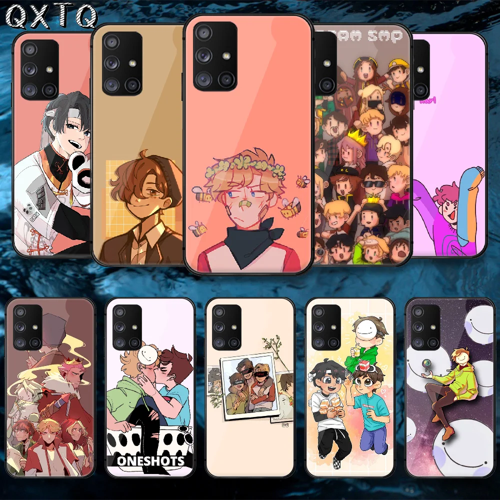 

QXTQ Game Dream SMP Tempered Glass Phone Case Bag Cover For Samsung Galaxy A 10 12 20E 21 30 32 50 40 51 52 70 71 72 Etui