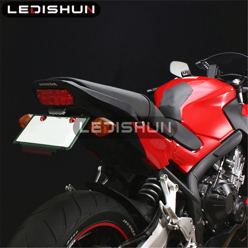 Держатель номерного знака для HONDA CB650F CBR650F 14 15 16 17 мотоцикл ХВОСТ Tidy Fender Eliminator регистрационная пластина