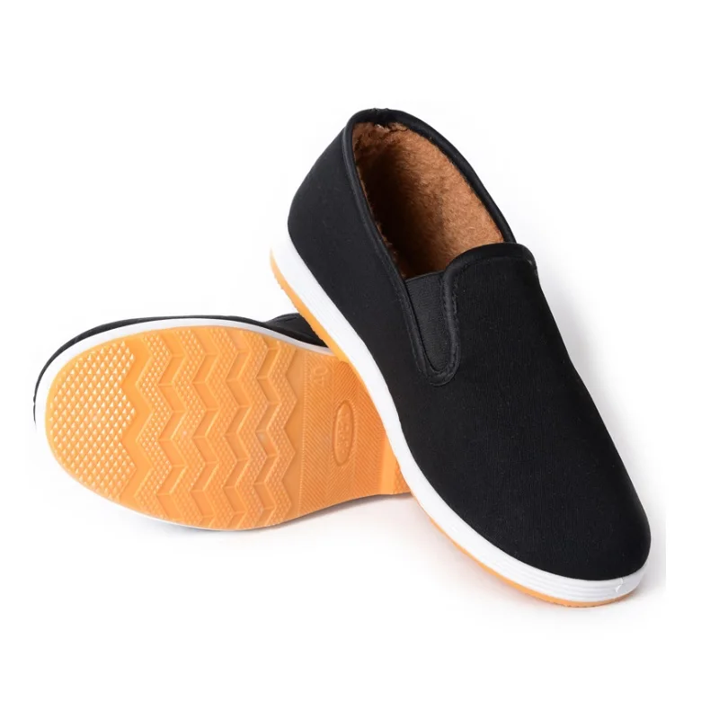 Новые зимние плюшевые мужские тапочки Теплая Флисовая обувь на меху с