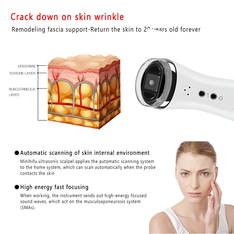 Goede Ultrasone Bipolaire Rf Radio Frequentie Lifting Gezicht Huidverzorging Massager Mini Hifu Anti Rimpel Aanscherping Apparaat