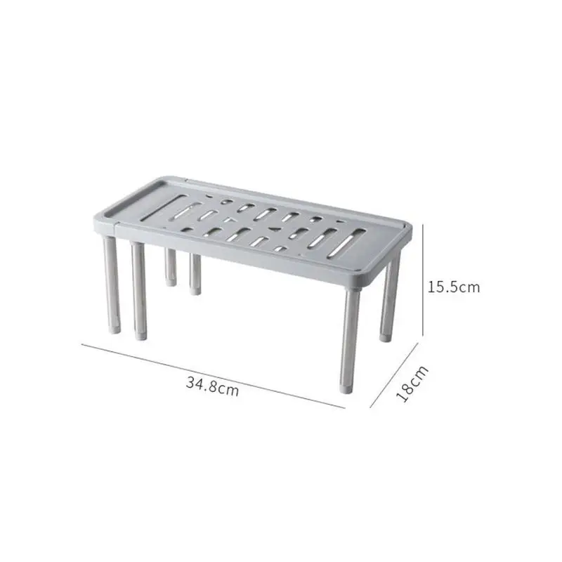 

2020 new multifunctional retractable kitchen and bathroom layered storage racks kitchen bathroom organizer